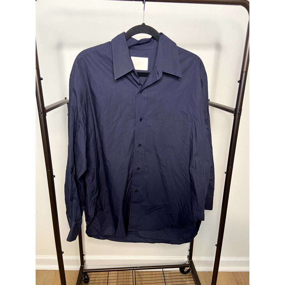 Citizens Of Humanity Navy Button-Down Shirt - Picture 2 of 6